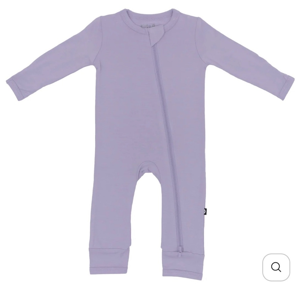 Kyte BABY Purple Footies One Piece